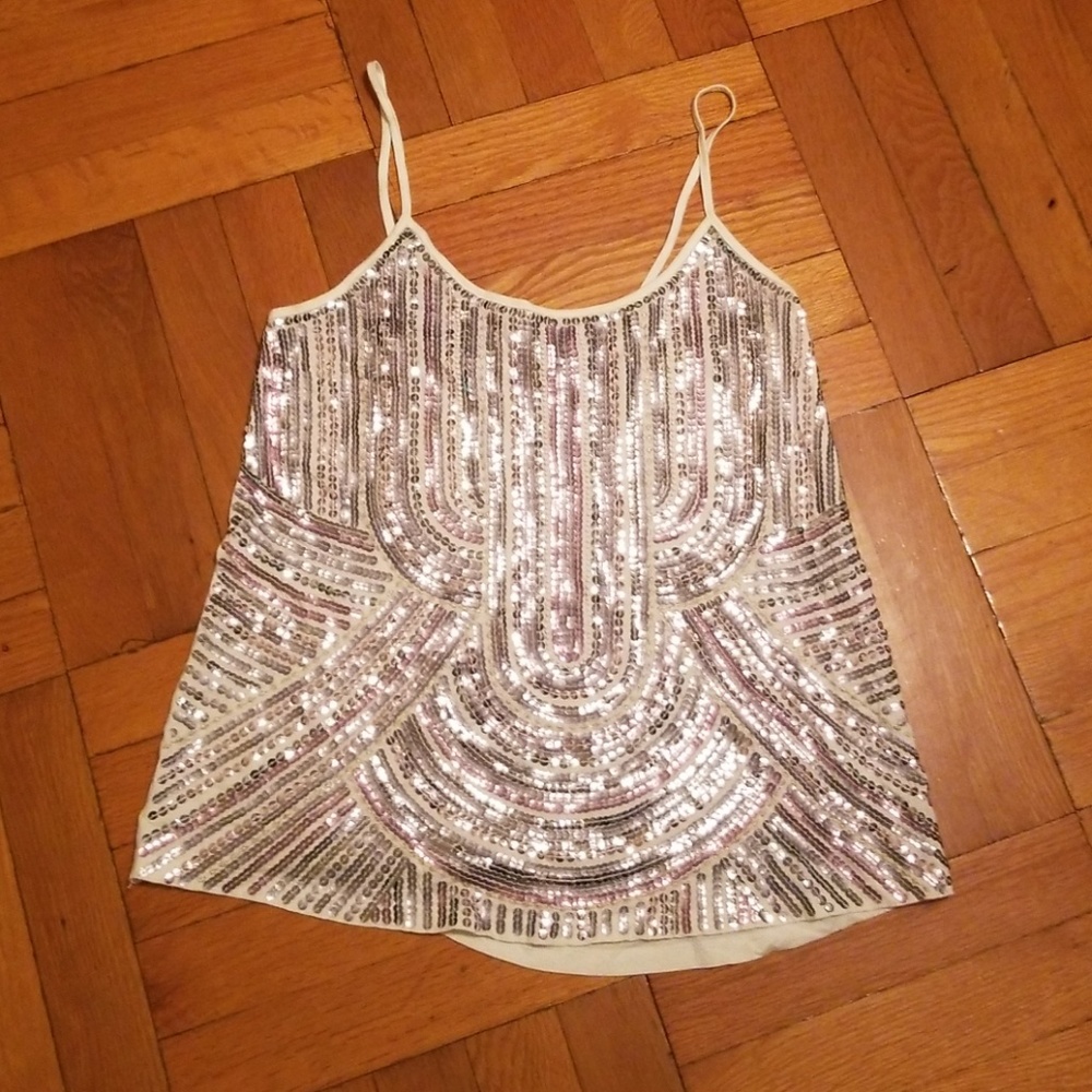 Sequin tank top!!